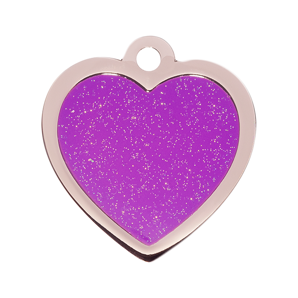 fashion-heart-purple-sparkle-small-id-tag