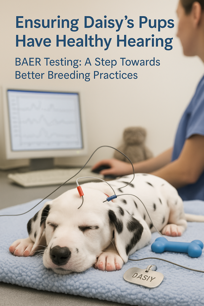 Daisy’s Pups Have Their Hearing Tests