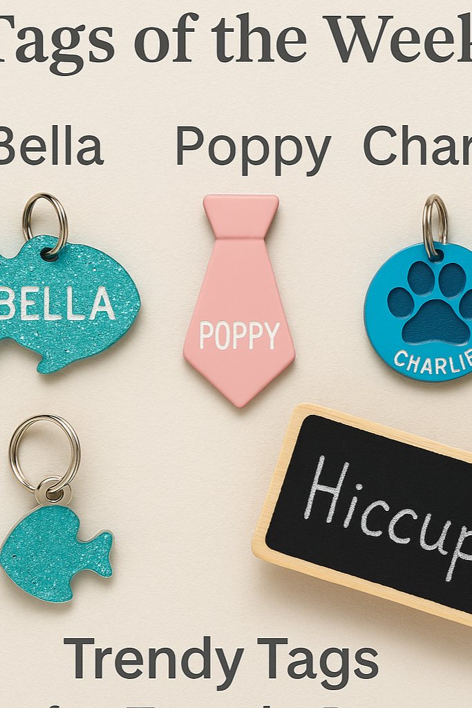 Most Popular Pet Names and Pet Tags of the Wee