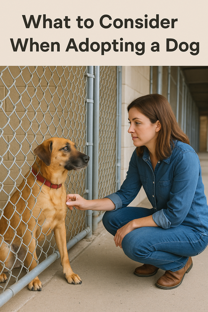 What to Consider When Adopting a Dog