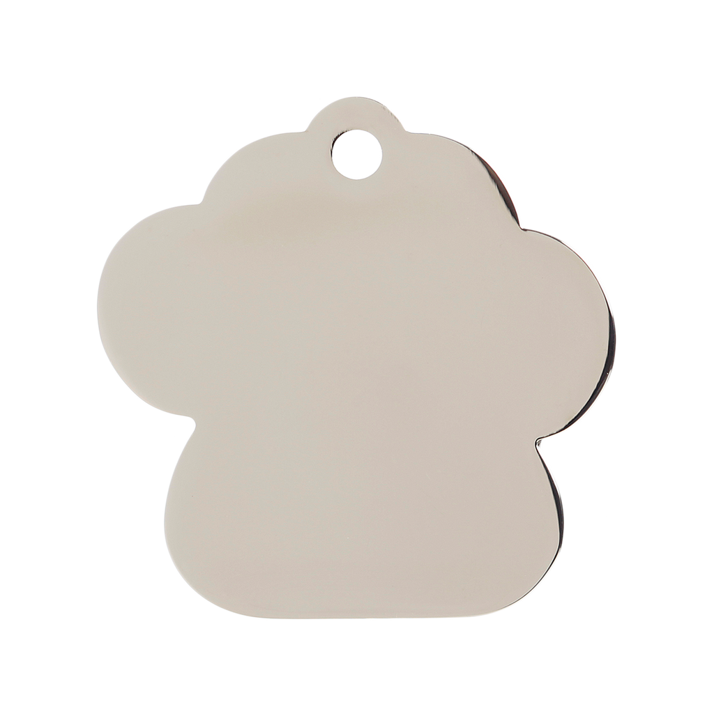 Kennel Club Green Pawprint Dog Tag - Back