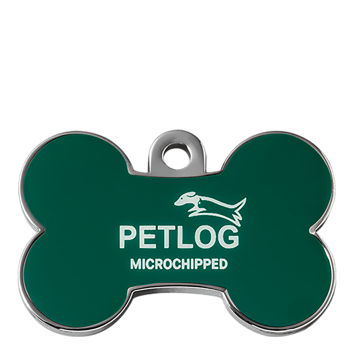 Petlog Green Bone Dog Tag Official Merchandise
