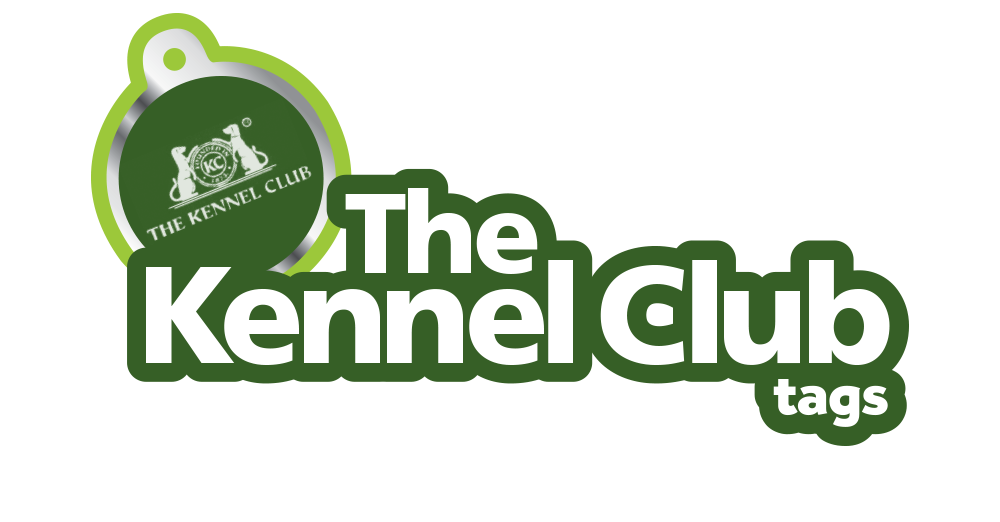The Kennel Club logo with a green tag on a white background