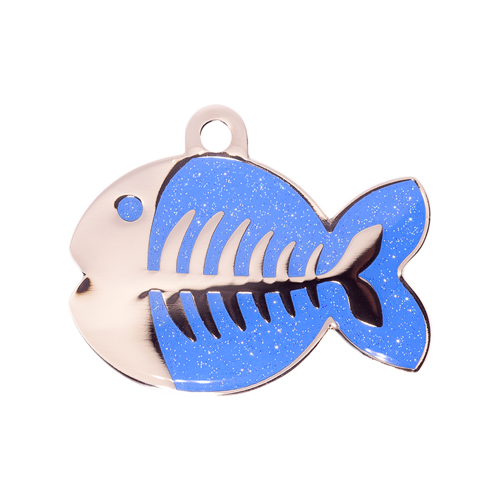fashion-fish-dark-blue-sparkle-small-id-tag