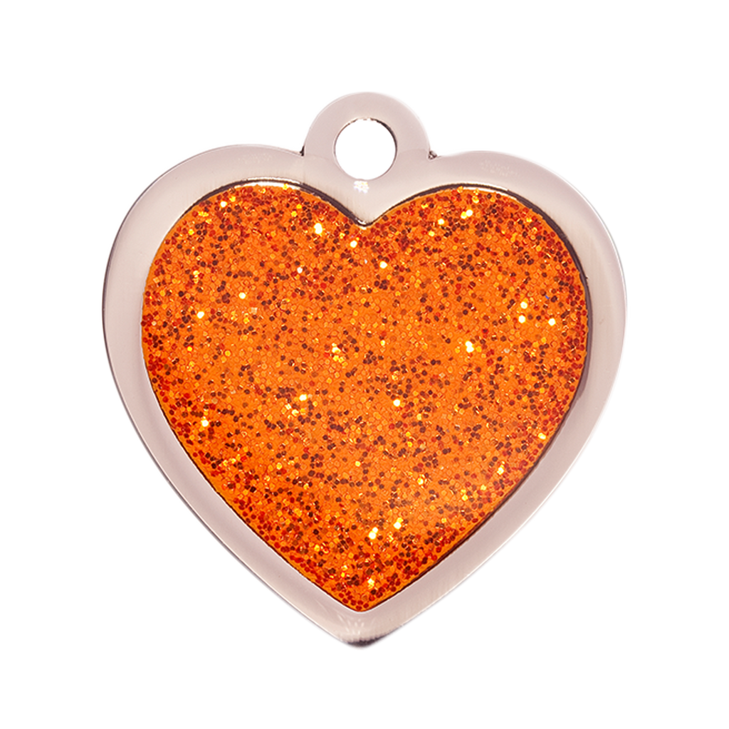fashion-heart-orange-sparkle-small-id-tag
